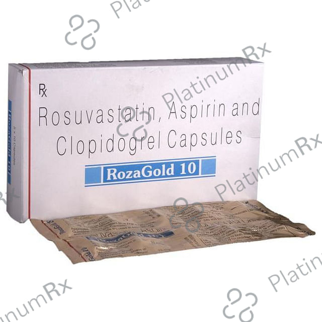 Rozagold 10/75/75mg Capsule 10s