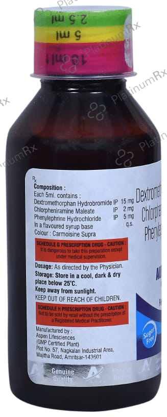 Aurakof-DX Syrup Sugar Free