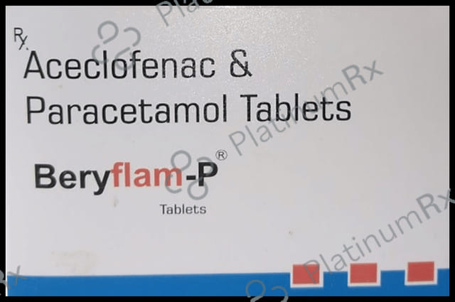 Beryflam P 100/325mg Tablet 10s