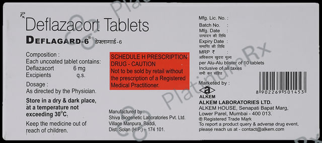 Deflagard 6mg Tablet 10s