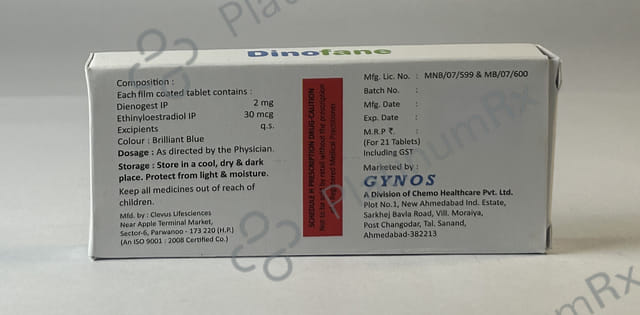 Dinofane 2mg/30mcg Tablet 21s