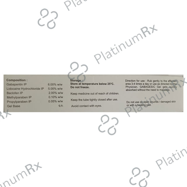Gabagesic Gel 30gm