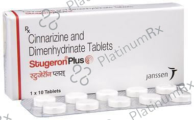Stugeron Plus 20/40mg Tablet 10s