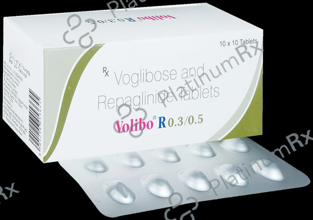 Volibo R 0.5/0.3mg Tablet 10s