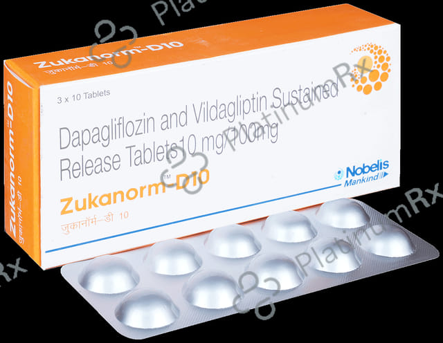 Zukanorm D 10/100mg Tablet 10s