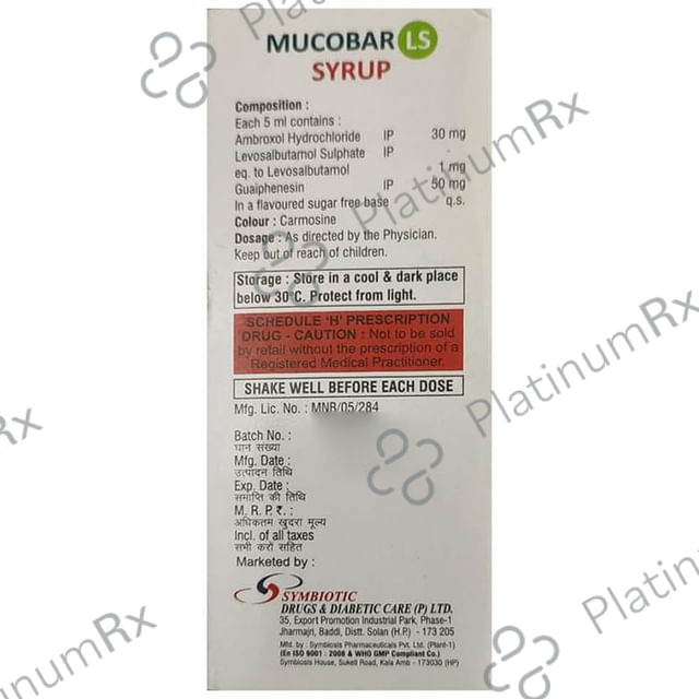 Mucobar LS Syrup
