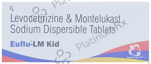 Euflu LM 2.5/4mg Kid Tablet DT 10s