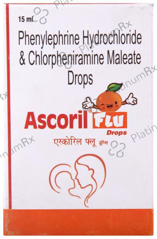Ascoril Flu 1/2.5mg Oral Drops 15ml
