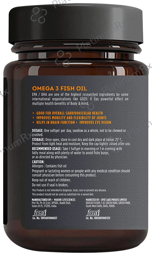 Roncuvita Omega 3 Fish Oil Softgel 60s