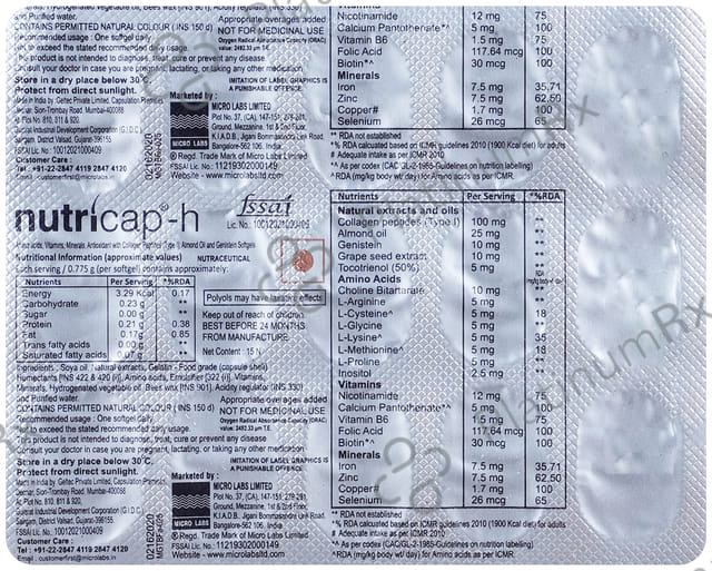 Nutricap-H Softgel Capsule