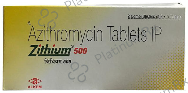 Zithium 500mg Tablet 5s