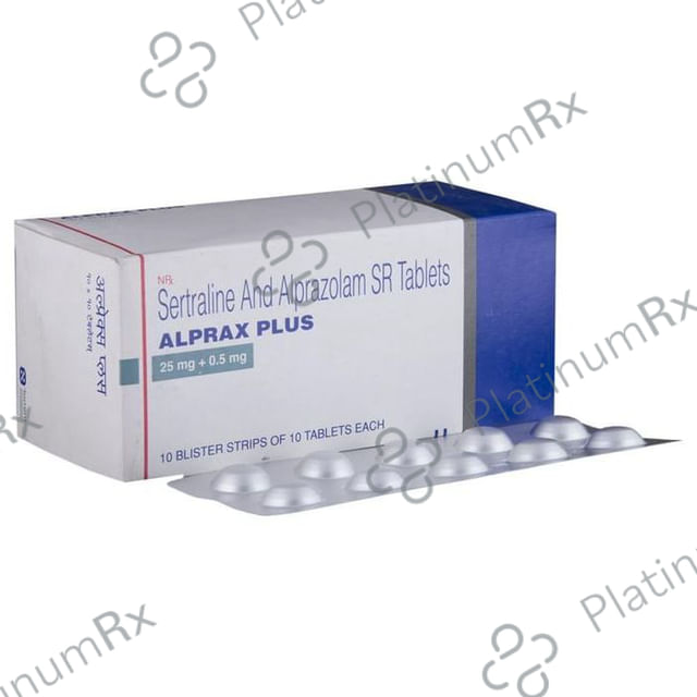 Alprax Plus 0.5/25mg Tablet SR 10s