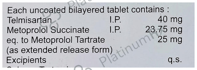 SarTic Beta 25mg Tablet ER 10s