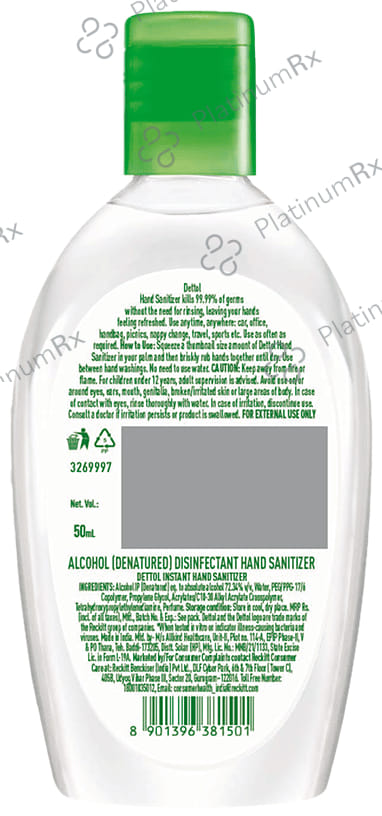 Dettol Original Instant Hand Sanitizer 50ml