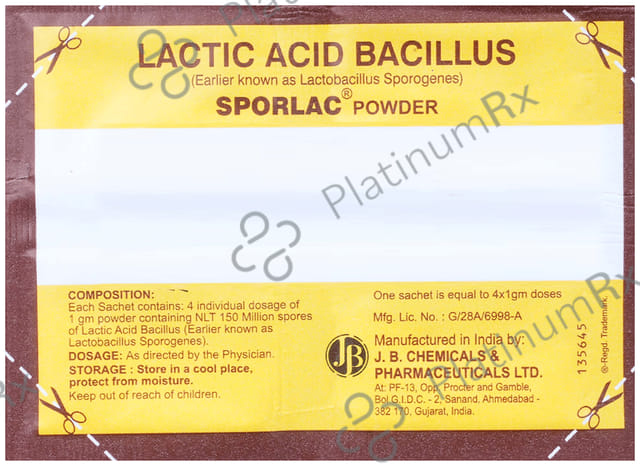 Sporlac 2B Sachet 25s