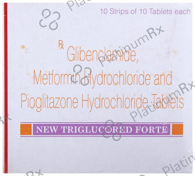 New Triglucored Forte Tablet 10s