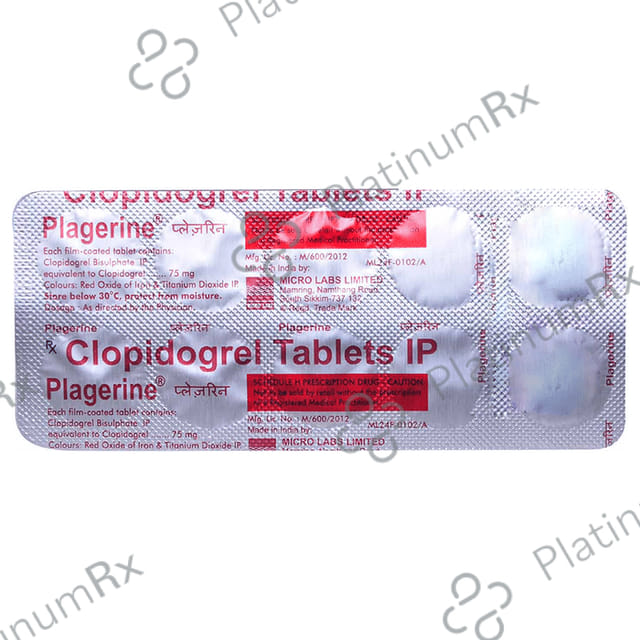 Plagerine 75mg Tablet 10s