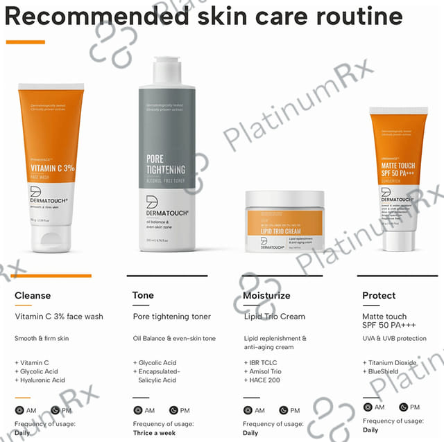 Dermatouch Vitamin C 3% Face Wash 70gm
