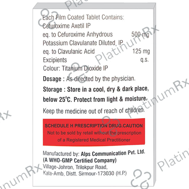 Curextil CV 500/125mg Tablet 10s