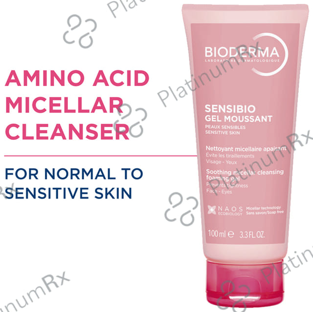 Bioderma Sensibio Gel Moussant Soothing Micellar Cleansing Foaming Gel 100 ml