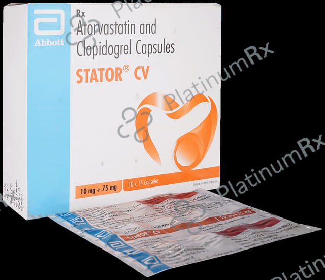Stator CV 10/75mg Capsule 15s