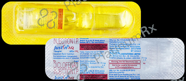 Justin AQ 75mg Injection 1ml