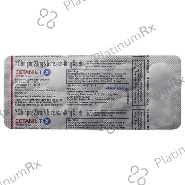 Cetanil T 20/40mg Tablet 10s