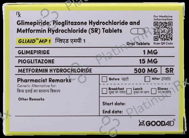 Gliaid MP 1 Tablet SR