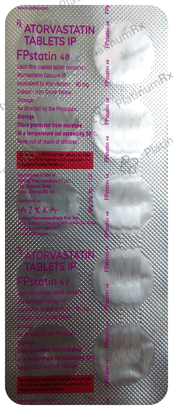 Fpstatin 40 Tablet 10 tablets