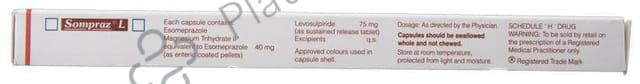 Sompraz L 40/75mg Capsule SR 10s