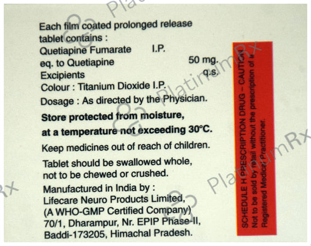 Qutigon SR 50mg Tablet 10s