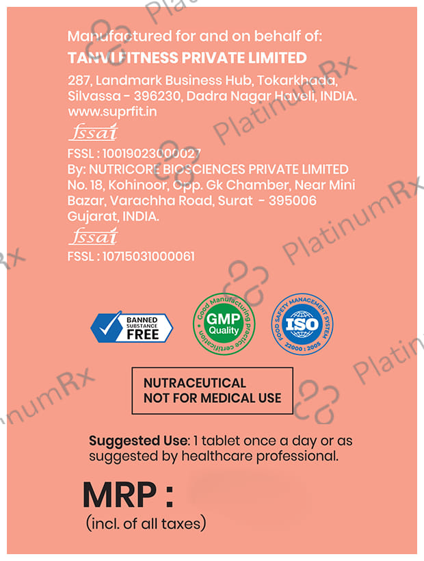 Superfit Melatonin Effervescent Tablet Cranberry