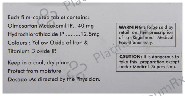 Olmat 40 H 12.5/40mg Tablet 10s