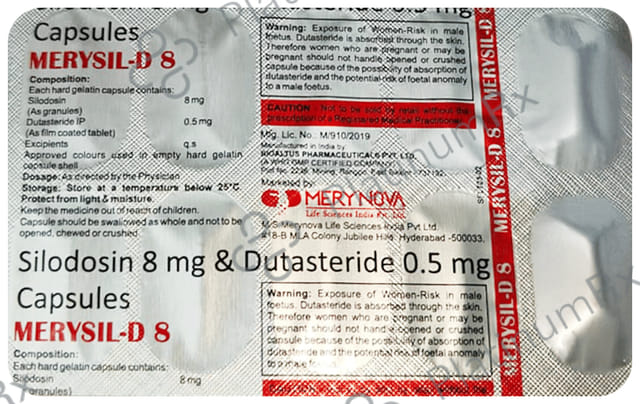 Merysil D 8mg Capsule 10s