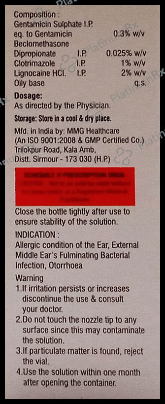 Biotic-O Ear Drop