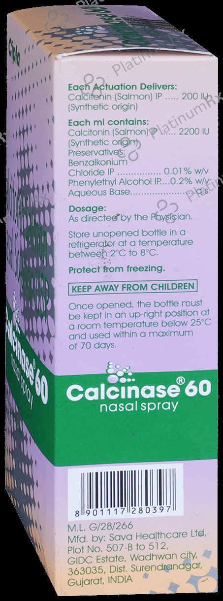 Calcinase 60 Nasal Spray