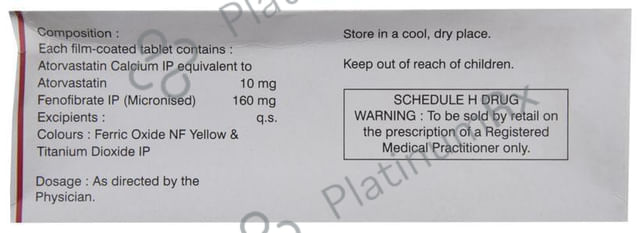 Atchol F 10/160mg Tablet 10s