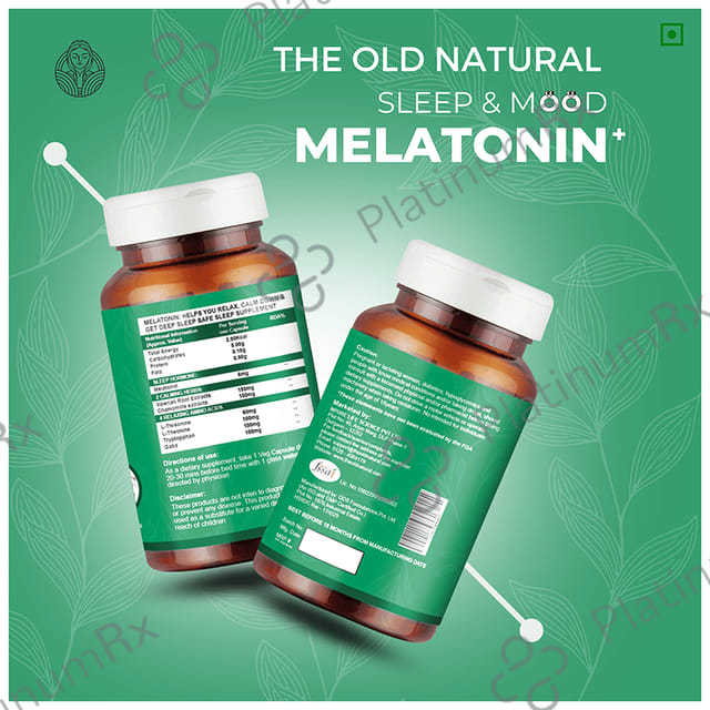 The Old Natural Sleep & Mood Melatonin+ Veg Tablet
