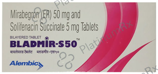 Bladmir S 50/5mg Tablet ER 10s