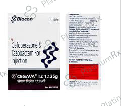 Cegava TZ 1000 mg/125 mg Injection
