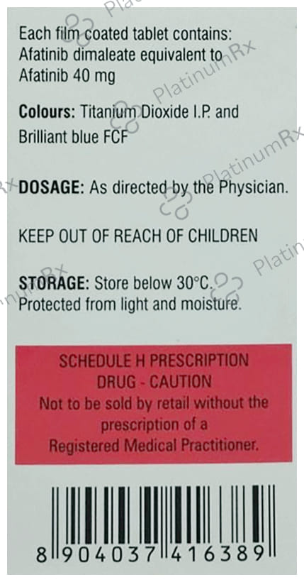 Afanat 40mg Tablet 28s