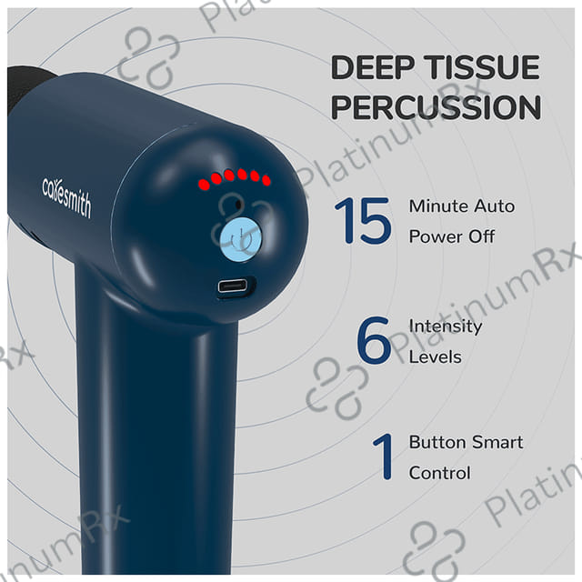 Caresmith Charge Boost Massage Gun Dark Blue