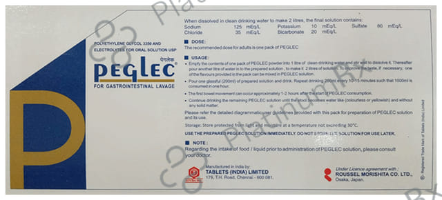 Peglec Pineapple Orange Flavour Powder 137.15gm
