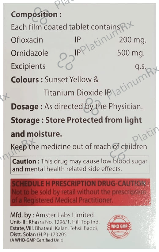 Ornen 200/500mg OZ Tablet 10s