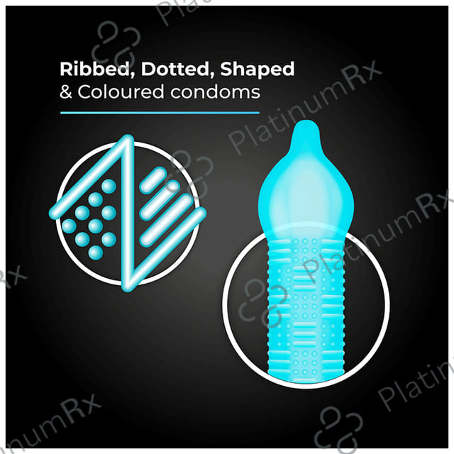 Skore Zig Zag Dotted & Ribbed Condoms 10s