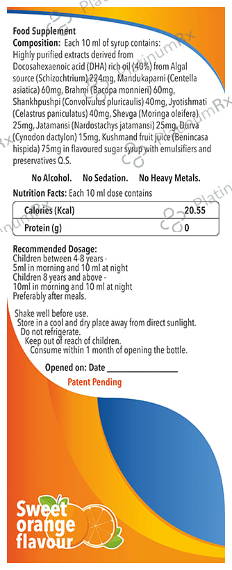 Herba Neuva Smartify Brain Wellness Tonic Sweet Orange