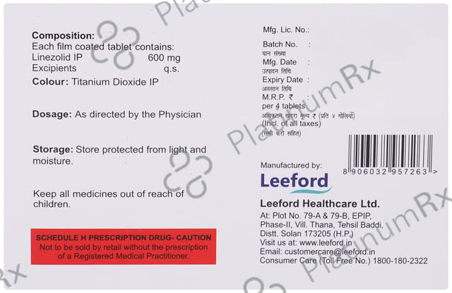 Voxylid 600mg Tablet