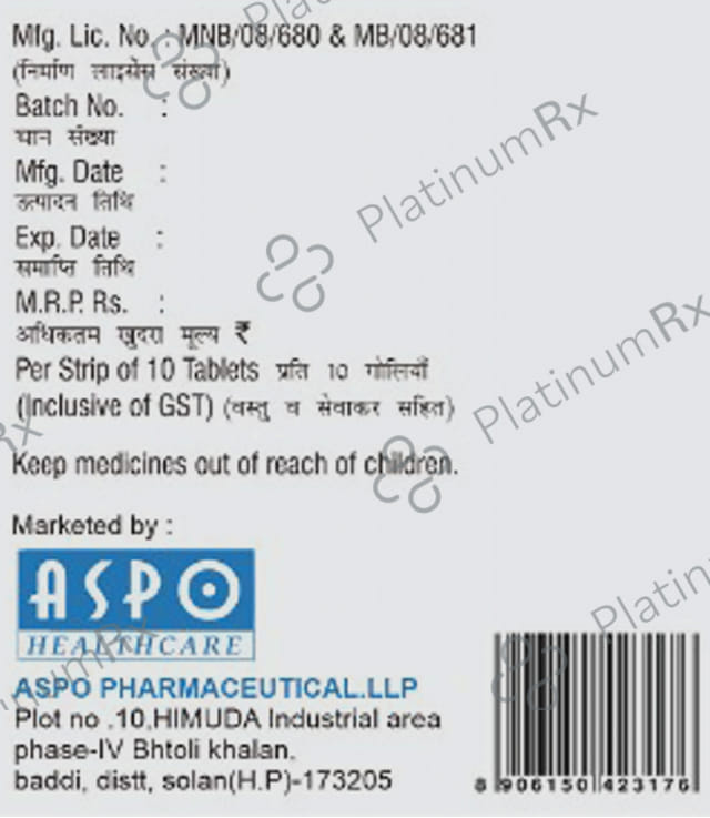 Nefrostin 150/500mg Tablet 10s
