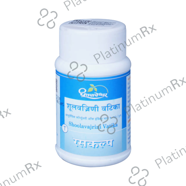 Dhootapapeshwar Shoolavajrini Vatika 60 tablets