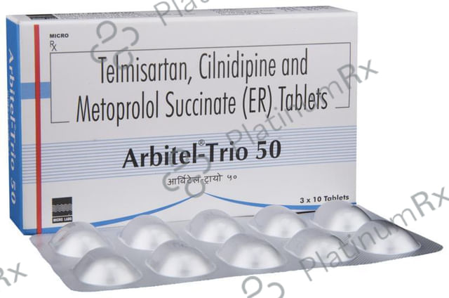 Arbitel-Trio 50 Tablet ER 10 Tablet ER